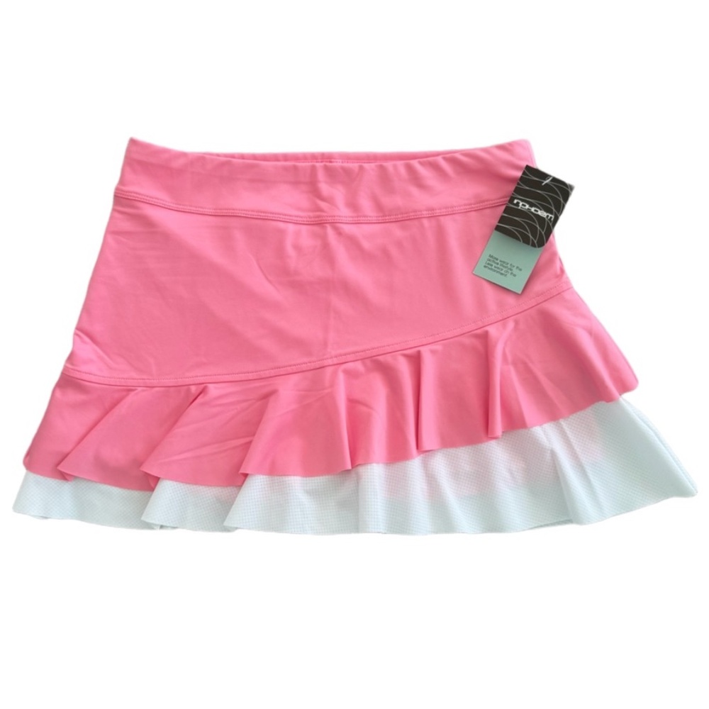 Pink Ruffled Mini Skirt